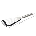 thumbnail image 4 of Fish Spatula Slotted Fish Turner Spatula Silicone Fish Spatulas for Nonstick Cookware Black, 4 of 7