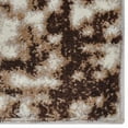 thumbnail image 2 of RUGSOTIC CARPETS MACHINE MADE HEATSET POLYPROPYLENE AREA RUGS - 3'4''x5', Rectangle Shape, Cream Color, Abstract Modern Design, High Pile Machine Made Area Rugs for Living Room, Bed Room (M00021), 2 of 5