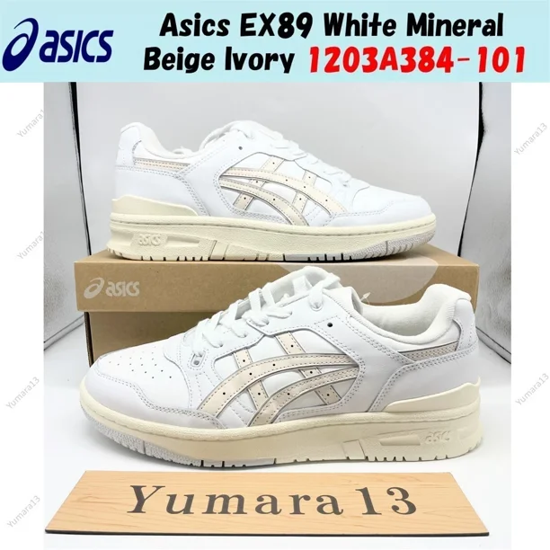 Asics EX89 White Mineral Beige Ivory 1203A384-101 Men's Size