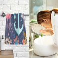 thumbnail image 7 of Yayeee 100% Cotton Hand Towels for Bathroom 16" x 28" Soft Absorbent Kitchen Towel, Blue Anchor, 7 of 7