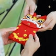 thumbnail image 4 of Red Envelope Embroidery Hongbao Gifts Traditional Bronzing For Celebration Chinese Spring Festival Tiger Year Highlight, 4 of 7