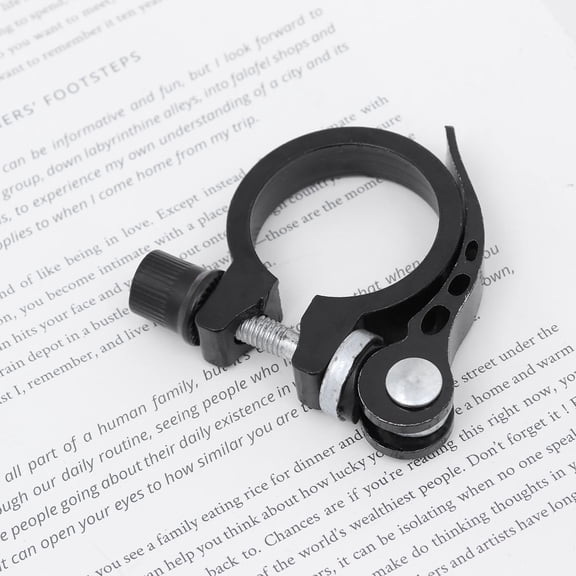IFANLANDOR Bike Seatpost Clamp 1Set Black 2.76in x 1.97in x 0.39in for Road and Bikes