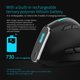 thumbnail image 4 of Ratón para juegos vertical ergonómico ZELOTE 2.4G negro, 4 of 10