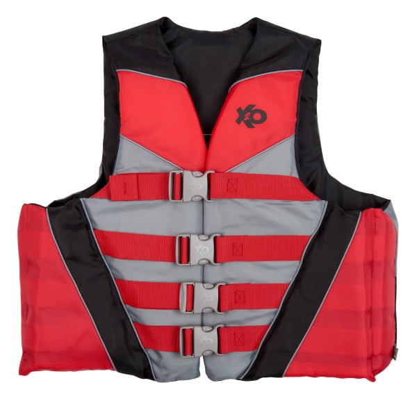 ACTION 4 BUCKLE VEST S/M RED/GRAY