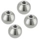 thumbnail image 1 of 4pcs M6x20mm Ball Nuts Knob 304 Stainless Steel Female Thread Silver Steel Ball Nuts Round Blind Hole Screw Cap Cover for Lighting Machinery DIY, 1 of 5