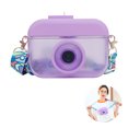 thumbnail image 4 of Straw Cup Cartoon Camera Design Heat Insulation Water Kettle with Shoulder Strap Leak-proof Shoulder Carrying Water Container for Outdoor Children Kids, 4 of 9