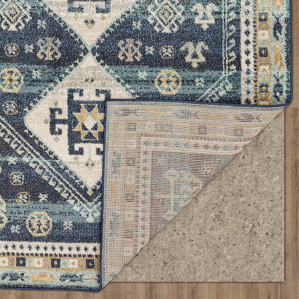 Mohawk Home Rosebery Indoor Southwestern Runner Rug, Blue, 1'11" x 10'