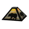 thumbnail image 2 of Meyda Lighting 12'Sq Lone Bear Replacement Shade, Black - 21572, 2 of 4