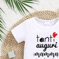 thumbnail image 6 of Caqnni Infant 12-18 Months Sleep & Play One-Piece Bodysuit Childrens Bodysuit Newborn Printed Short Sleeved Romper Comfortable A26-Black, 6 of 6