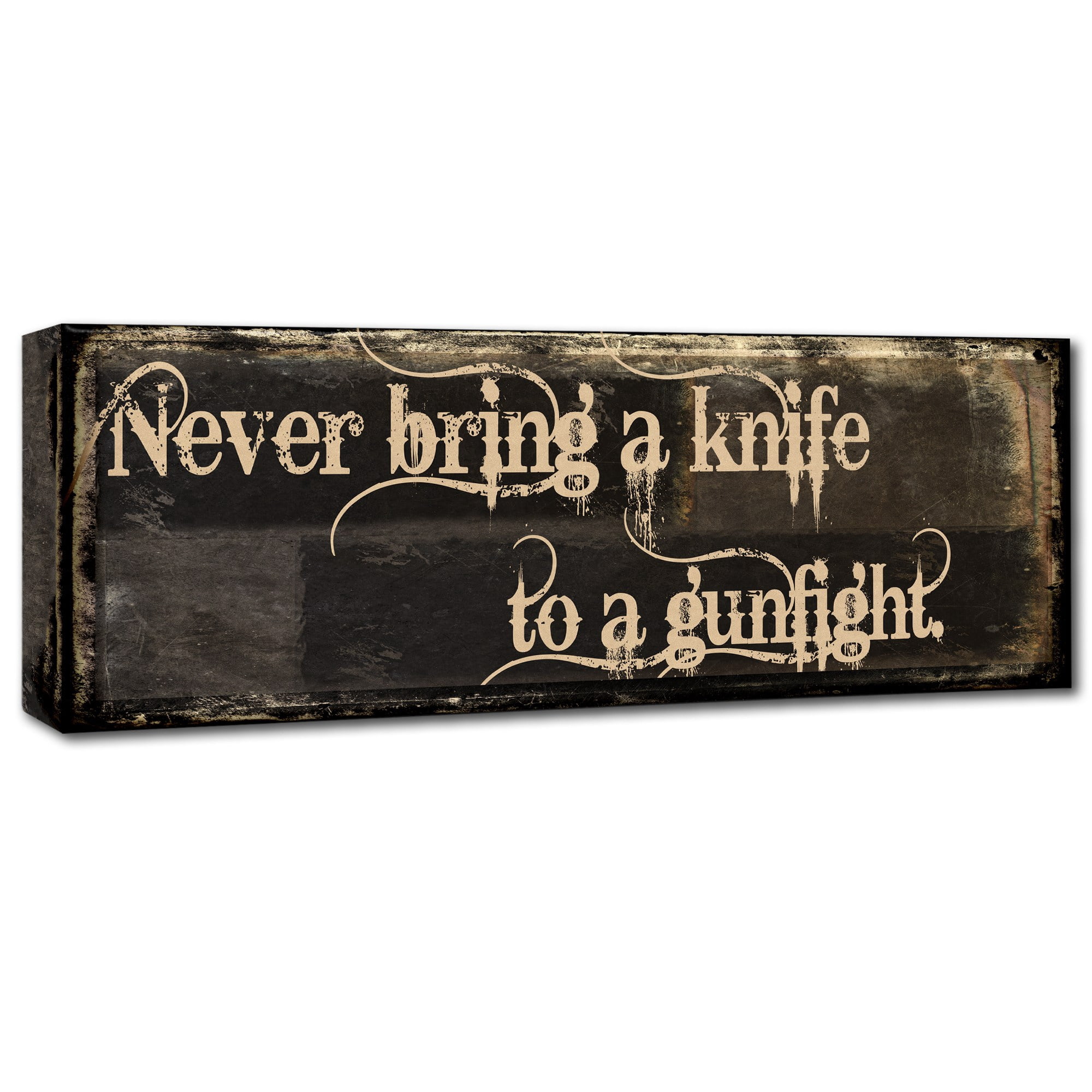 Trademark Fine Art "Gunfight" Canvas Art by Color Bakery