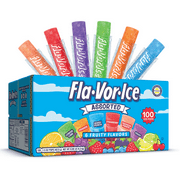 Fla-Vor-Ice Assorted Gluten-Free Freezer Fruit Ice Pops, 1.5 oz, 100 Count