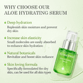 thumbnail image 3 of Aloderma Hydrating Face Serum with 65% Organic Aloe Vera, Deep Hydration Facial Serum with Hyaluronic Acid & Antioxidants, Nourishing Aloe Serum for Face, Moisturizing Serum for All Skin Types, 3 of 9
