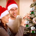 thumbnail image 4 of Fiudx Juego de Adornos para Árbol de Navidad, Mini Colgantes, Adornos Acrílicos de Papá Noel y Muñeco de Nieve, Fáciles de Colgar, Versátiles para El Hogar, La Oficina y Fiestas Navideñas, 32 Piezas, 4 of 7