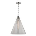thumbnail image 2 of 6014-PN-Hudson Valley Lighting-Newbury - One Light Pendant - 14 Inches Wide by 19 Inches High-Polished Nickel Finish    -Traditional Installation, 2 of 2