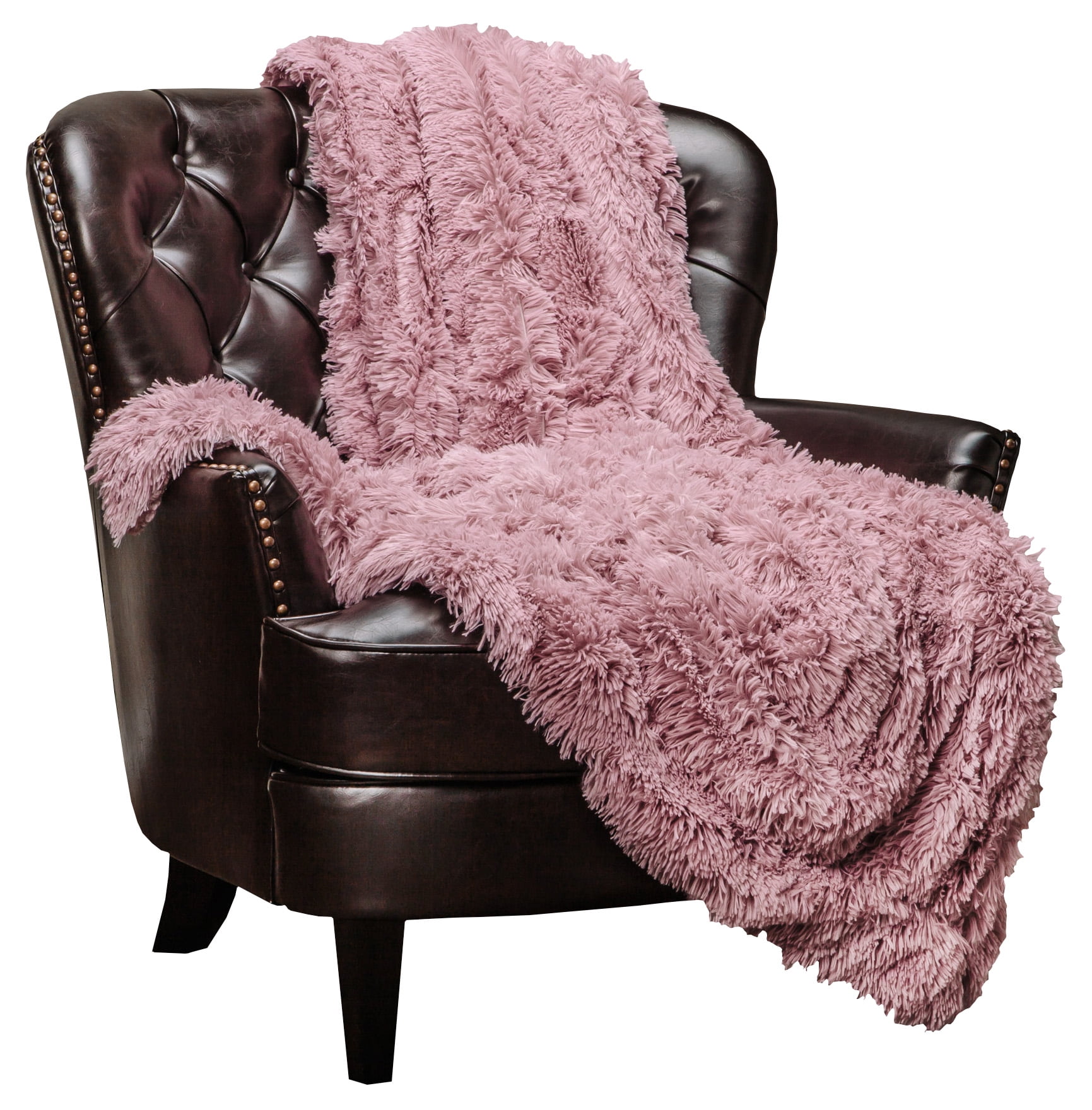 Chanasya Super Soft Shaggy Longfur Throw Blanket Snuggly Fuzzy Faux