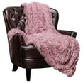 thumbnail image 1 of Chanasya Super Soft Shaggy Longfur Throw Blanket | Snuggly Fuzzy Faux Fur Lightweight Warm Elegant Cozy Plush Sherpa Microfiber Blanket | For Couch Bed Chair Photo Props - 50 "x 65" - Powder Pink, 1 of 9