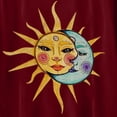 thumbnail image 4 of Wxolcjlv Womens T-Shirt Sun Moon Print Tee Short Sleeve O-Neck Loose Casual Graphic Tops,,Xl, 4 of 7
