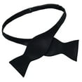 thumbnail image 1 of Stylish Men Bowties Solid Color Plain Silk Self Bow Ties Fashionable, 1 of 8