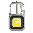 Mini LED Flashlight Portable Work Light Pocket Keychains Torch USB