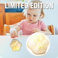 thumbnail image 4 of Large Cat Paw Squishy with Slow Rising Ultra-Soft Material and Bow Details, Yellow, for Kids, Relaxation Toy, 4 of 4