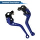 thumbnail image 5 of Palancas de freno y embrague cortas para Ducati Hypermotard 796 2010-2012, ajustables en 6 posiciones, palanca de freno de manillar de motocicleta de aleación de aluminio, azul sólido, 1 par, 5 of 6