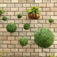 thumbnail image 5 of Artificial Plant Topiary Ball Decorative Faux Boxwood Balls Green Grass Plant Ball Spheres for Backyard Balcony Garden Restaurant Valentines Day Wedding Party Decor, 5 of 7