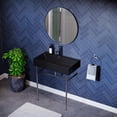 thumbnail image 5 of Claire 30 Ceramic Console Sink White Basin Chrome Legs, 5 of 7