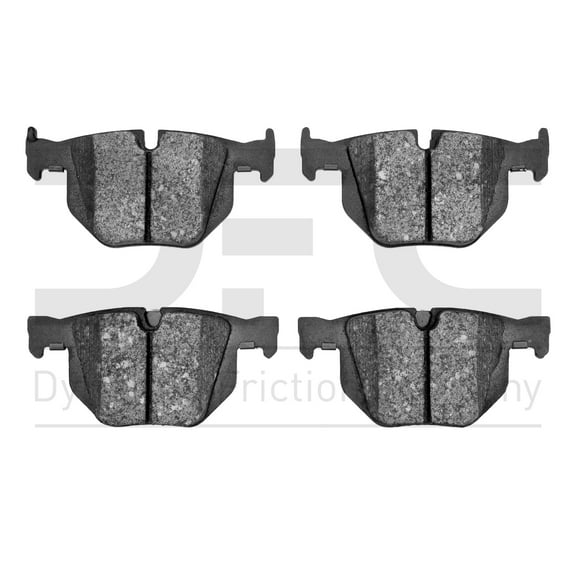 Dynamic Friction Company 3000 Semi-Metallic Brake Pads 1311-1042-00-Rear Set For 2007-2018 BMW X5, 2008-2019 BMW X6
