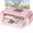 Pink, variant on Desk Organizers and Accessories, Computer Monitor Stand Riser with Drawer and 2 Pen Holders, Printer & Laptop Stand, Office Desk Accessories & Workspace Organizers for Home Office Supplies, Black