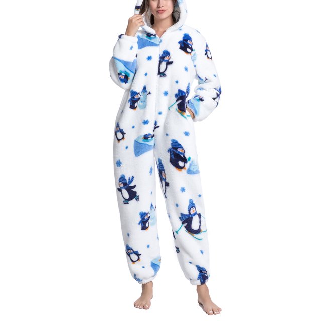 Mono de pijama de lana, mono con capucha borrosa, ropa de dormir, mono con capucha borrosa, ropa de dormir, mono borroso con capucha estampado, ingeniería de precisión