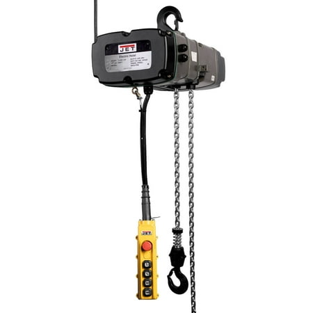 

JET 144002 460V 6.9 Amp TS Series 2 Speed 1/2 Ton 15 ft. Lift 3-Phase Electric Chain Hoist