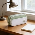 thumbnail image 6 of Dmlowu Large Capacity Canvas Stationery Pouch, Multi Layered Zippered Pencil Case with Water Resistant Polyester, Portable Organizer for Office Home Travel, 6 of 6