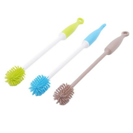 

Baby Bottle Brush Cleaner Soft Silicone Bottle Brush with Long Handle Brushes