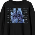 thumbnail image 2 of Jaws Don't Go In The Water Crew Neck Long Sleeve Men's Black Sweatshirt, 2 of 3