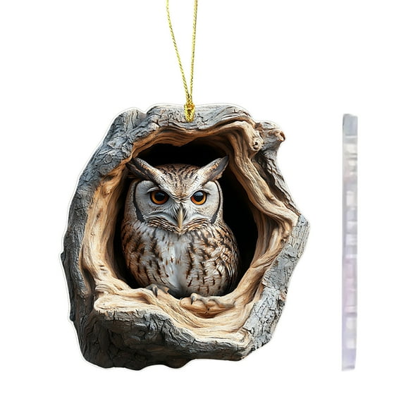PuSpu Home Decoration Animals Series 2D Acrylic Backpack Car Pendant Decoration Ornament Holiday Products