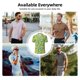 thumbnail image 5 of Fotbe Lemon1 Camiseta Polo de Golf para Hombre con Estampado – Camisa Deportiva Transpirable con Cuello Abotonado-Large, 5 of 6