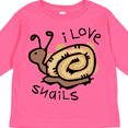 thumbnail image 4 of Inktastic I Love Snails Boys or Girls Long Sleeve Toddler T-Shirt, 4 of 5