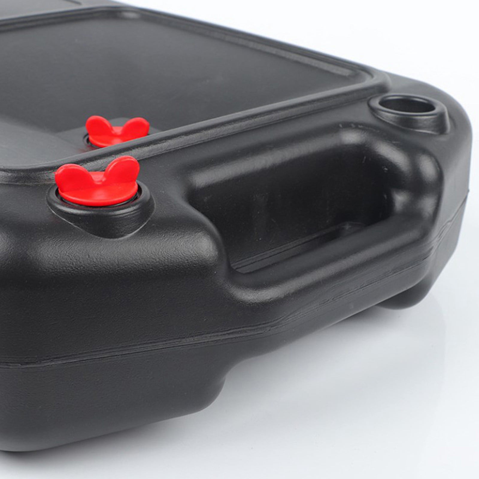 SIYTUAU Drip Oil Collection Pan Plastic Automotive Fluid Drain Tray Under Engine Funnel Shaped Reservoir Maintenance Black black