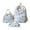 White, variant on Bow Backpack for Women,Casual Bookbags Lightweight Laptop Bag for School,College,Travel,Fashion Daypack.