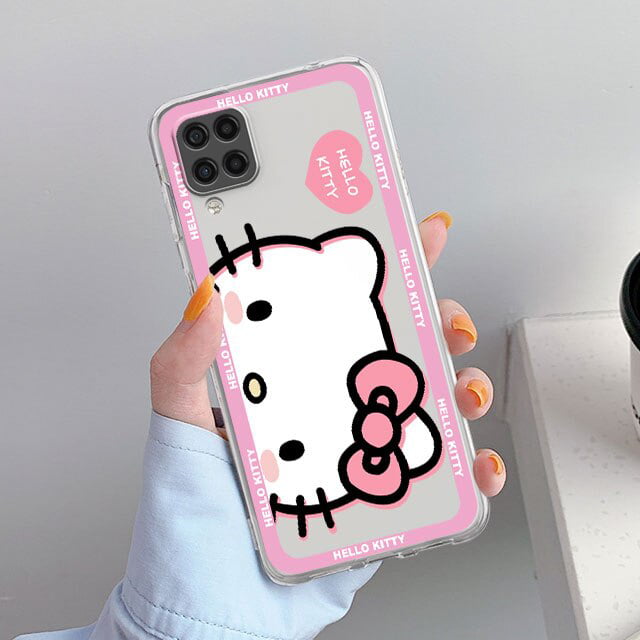 Pink Hello Kitty Samsung Galaxy Z Flip 5 Clear Case
