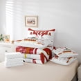 thumbnail image 4 of Erosebridal 7 Piece Bed in a Bag Twin Size Comforter Set for Kids Football Bedding Set,American Football Reversible Bed Set,Sports Comforter with Sheet Set,All Season, 4 of 5