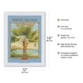 thumbnail image 2 of Wakuku Fan Palm - Aloha Seeds - Big Island Seed Company - Big Island Exotics - Vintage Seed Packet by Kerne Erickson - Japanese Unryu Rice Paper Art Print (Unframed) 12 x 16 in, 2 of 4