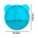 thumbnail image 5 of Platos de silicona para niños pequeños Platos para bebés Apto para lavavajillas y microondas Platos de silicona para niños antideslizantes e irrompibles, 5 of 8