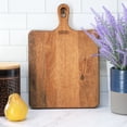 thumbnail image 6 of Everyday By Martha Stewart Westhaven 14 Inch x 9.5 Inch Square Acacia Wood Paddle Serving Board, 6 of 6