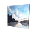 thumbnail image 1 of Lakeview by night - Toile 36"x36 Pouces - Impression à la Demande, 1 of 5
