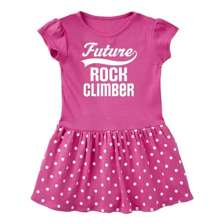

Inktastic Future Rock Climber Childs Climbing Gift Toddler Girl Dress