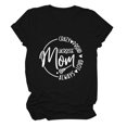 thumbnail image 1 of Fgnfyis T-Shirt Décontracté Ample à Col Rond pour Femme / Haut à Manches Courtes pour Confort et Style Hauts pour Femmes Décontractés Noir TG, 1 of 2
