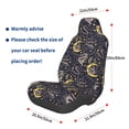 thumbnail image 3 of Wukai Snake Sleep Full Set Car Seat Covers with Soft Padding Universal Auto Front Seats Protector and Cushion Mat, 3 of 5