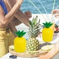 thumbnail image 3 of 4 Sets of Hawaiian Themed Pineapple Cups Party Coconuts Cups Drinking Cups with Straws, 3 of 9