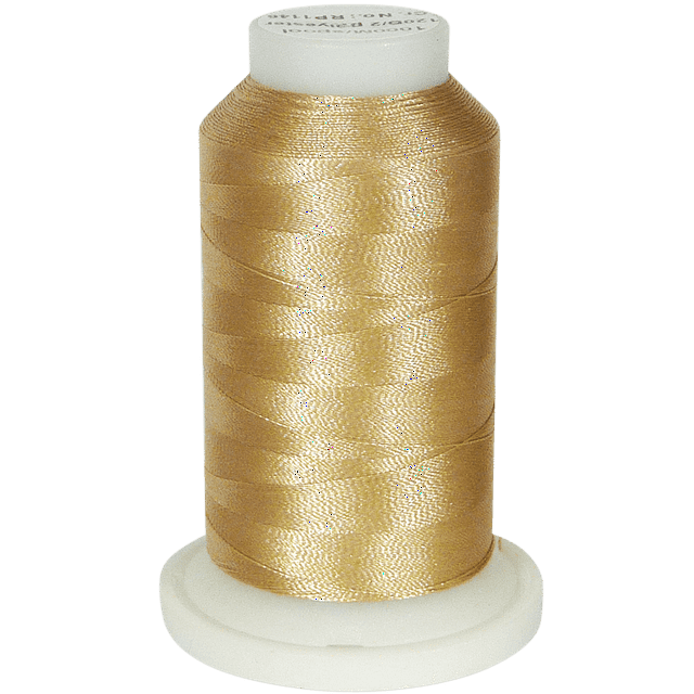 SuperB Gingery Beige Polyester Embroidery Thread, 1000m